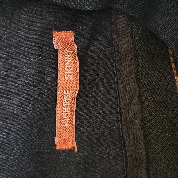 JAG Jeans | Dark Wash Pull-On Waist High Rise Skinny Jeans Size 14 31" Inseam - Picture 5 of 5